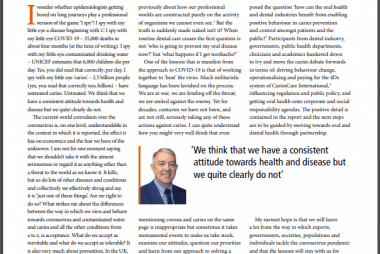 Something beginning with ‘c’ – British Dental Journal Editorial on Dental Policy Lab 3 Report